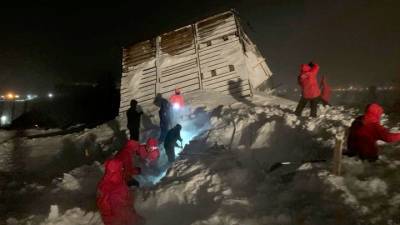 Обвал лавины в Норильске: найдены живыми четыре человека