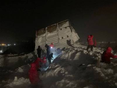 Шесть человек найдены живыми после схода лавины в Норильске