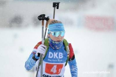 Биатлонистка из Новосибирска стала шестой на этапе Кубка мира