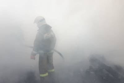 Большая заброшка сгорела в Ивановской области