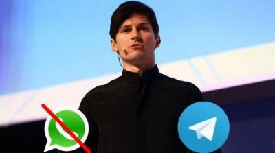 Дуров предсказал массовый исход пользователей из WhatsApp в Telegram