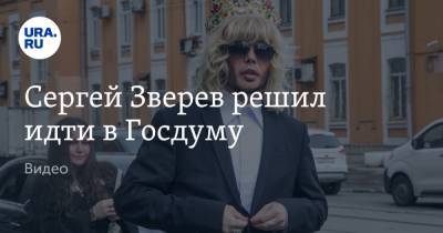 Сергей Зверев решил идти в Госдуму. Видео
