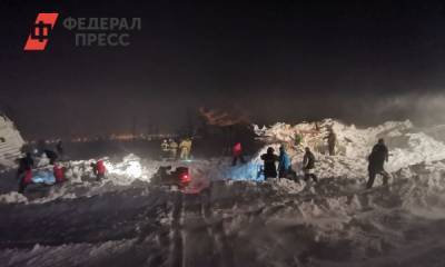 Спасатели нашли третьего погибшего под лавиной в Норильске