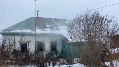 Мужчина сгорел заживо в доме с печным отоплением в Тульской области