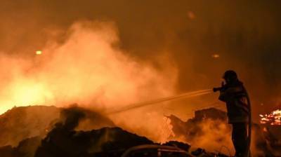 Пожарные тушат очаг природного возгорания рядом с сочинским аэропортом