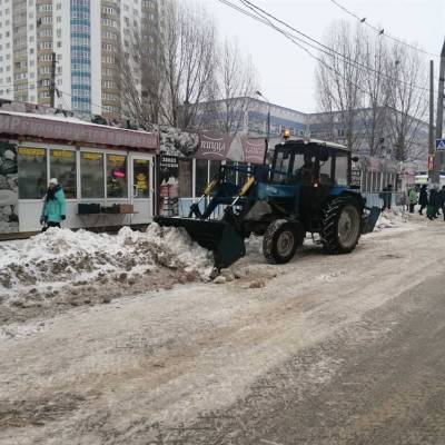 В Ульяновске расчищают центральные улицы
