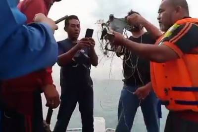 СМИ сообщили о взрывах на борту упавшего индонезийского Boeing