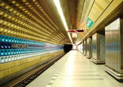В Праге на три дня закроется половина станций «зеленой» ветки метро