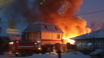 В пожаре в поселке Боровский погибло 7 человек