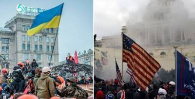После штурма Капитолия на Украине призвали США переоценить Евромайдан
