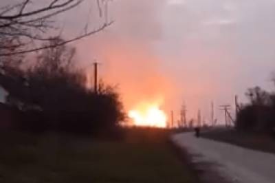 Под Лубнами взорвалась газовая магистраль: пострадали 15 населенных пунктов (видео)