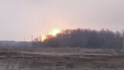 На газопроводе в Полтавской области произошёл взрыв
