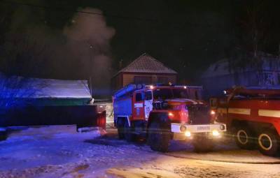 Пожар в жилом доме в Тюменской области, где погибли семь человек, ликвидировали