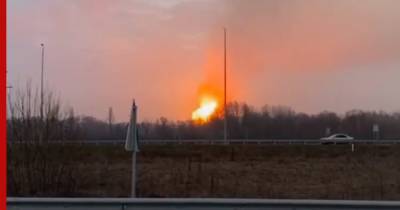 Взрыв прогремел на газопроводе на Украине: видео