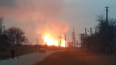 Названа причина взрыва газопровода на Украине