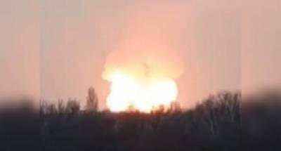 Возле Лубнов взорвался газопровод. Пламя достигает более ста метров в высоту