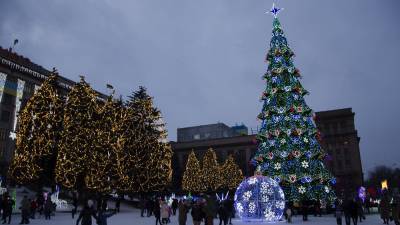 Киев массово встретил Новый год по московскому времени в знак протеста