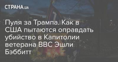 Пуля за Трампа. Как в США пытаются оправдать убийство в Капитолии ветерана ВВС Эшли Бэббитт