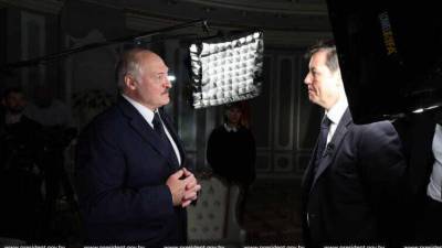 Александр Лукашенко дал большое интервью американской телекомпании CNN