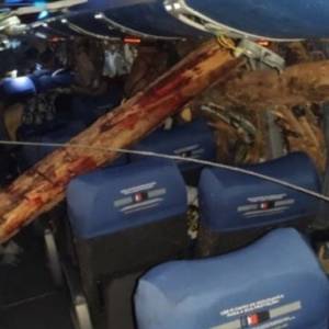 В Аргентине автобус с пассажирами «прошило» бревнами: погибли 12 человек. Фото