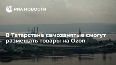 В Татарстане самозанятые смогут размещать свои товары на маркетплейсе Ozon