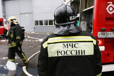Крупный пожар на складе в Новой Москве локализовали