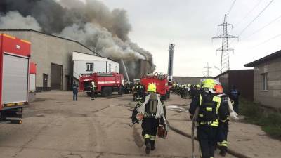 Пожар на складе в Новой Москве локализован