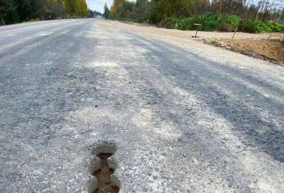 Дорожники Ленобласти показали ход ремонта трассы под Сологубовкой
