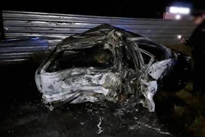 Под Белгородом молодой водитель сгорел после жесткого ДТП
