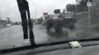 В Батуми стягивают военную технику после сообщений о приезде Саакашвили
