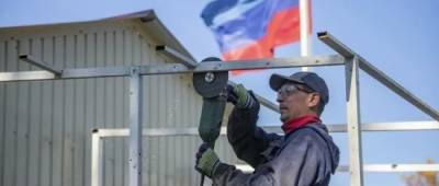 В ОРЛО убирают «таможенные посты» на «границе» с оккупированной Донетчиной (фото)
