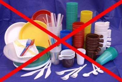 В Украине могут запретить одноразовую пластиковую посуду