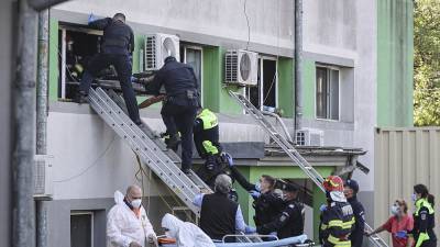 Смертельный пожар в румынской больнице