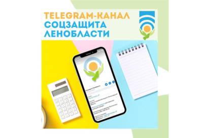 Комитет по соцзащите Ленобласти запустил свой Telegram-канал