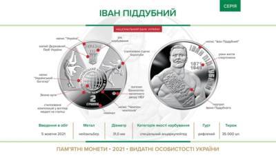 В Украине вводится в обращение новая монета: кому посвящена