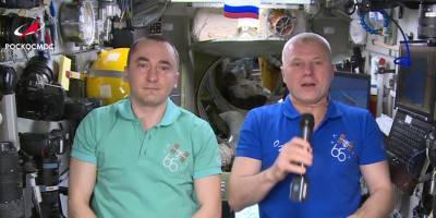 Космонавты поприветствовали с МКС участников "Лидеров России"