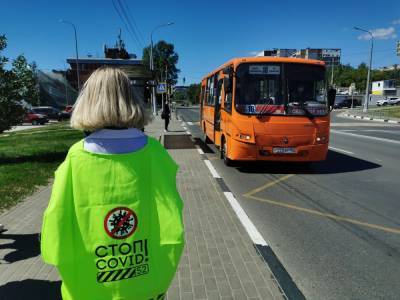 В нижегородском транспорте усилят проверки соблюдения масочного режима