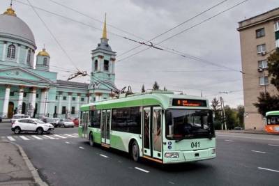 В Курске по ул. Радищева в ночное время со 2 по 7 октября не будут ходить троллейбусы