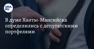 В думе Ханты-Мансийска определились с депутатскими портфелями
