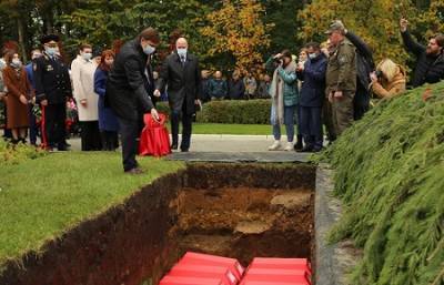Во Мценском районе перезахоронили 24 советских воинов
