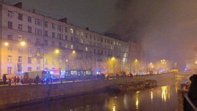 Пожар в доходном доме Чубакова в Санкт-Петербурге локализован