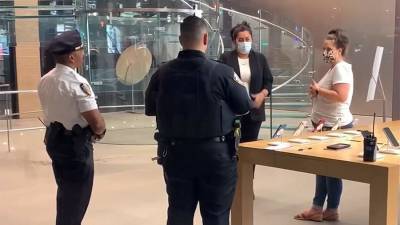 Охранник Apple получил ножевое ранение в ответ на требование надеть маску