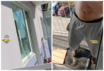 Пьяный сосед перелез на балкон к молодой девушке в Новосибирске