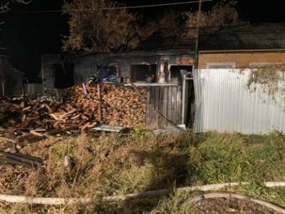 В Кургане при пожаре в частном доме погибли две женщины и двое детей