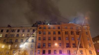 Борьба с огнём в доме Чубакова шла 12 часов