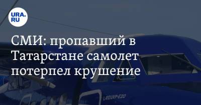 СМИ: пропавший в Татарстане самолет потерпел крушение