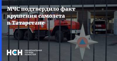 МЧС подтвердило факт крушения самолета в Татарстане