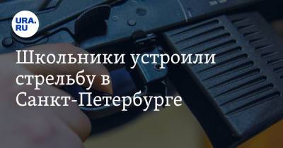 Школьники устроили стрельбу в Санкт-Петербурге