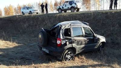 В Башкирии иномарка съехала в кювет: пострадали две девочки