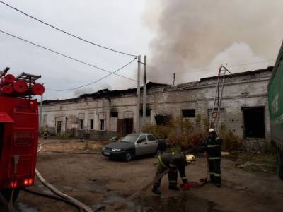 Пожар на складе в Дзержинске полностью ликвидирован